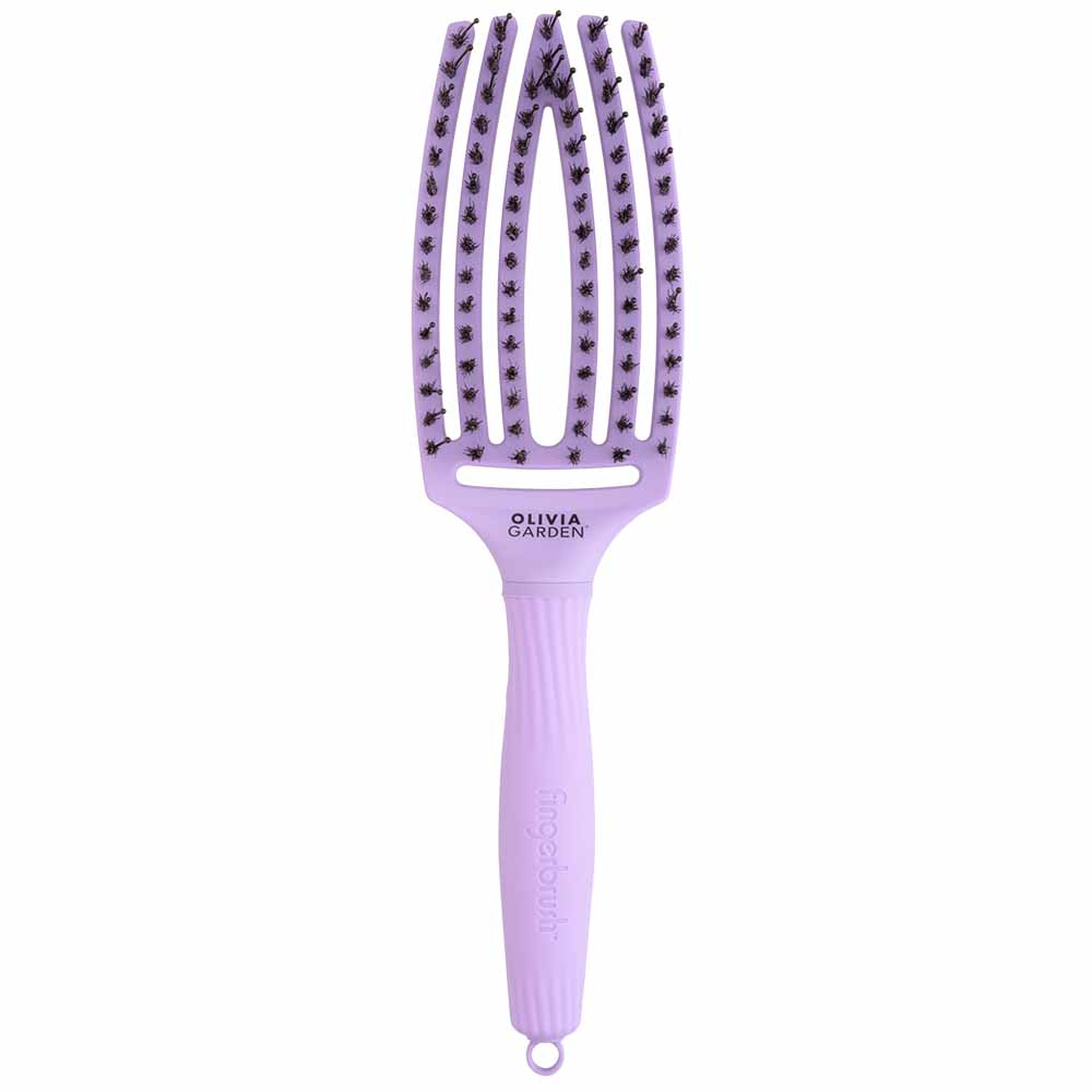 Olivia Garden Care Ionic Fingerbrush Hairbrush - Lavender