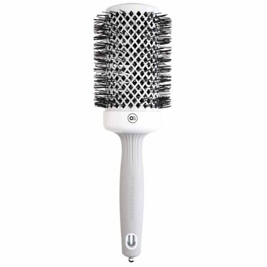 Olivia Garden Expert Hairbrush Blowout Shine White & Grey 55mm