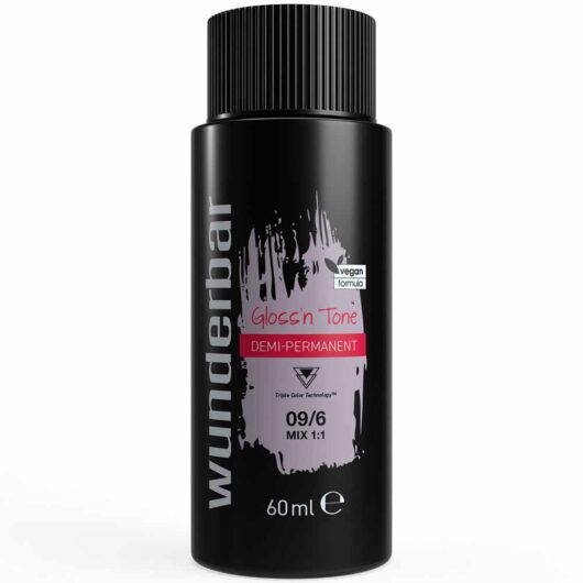 Wunderbar Gloss'n Tone Demi-Permanent Colour Liquid 09/6 Very Light Blond Violet 60ml