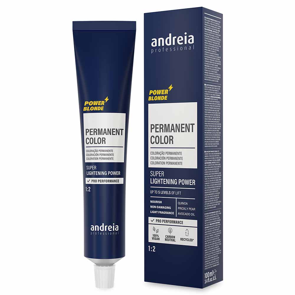 Andreia Professional Permanent Color Power Blonde 1:2 11.06 Super Lightener Natural Irisée 100ml