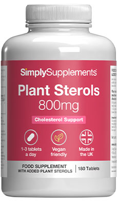 Plant Sterols 800mg (180 Tablets)