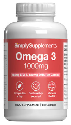 Omega 3 1000mg (180 Capsules)