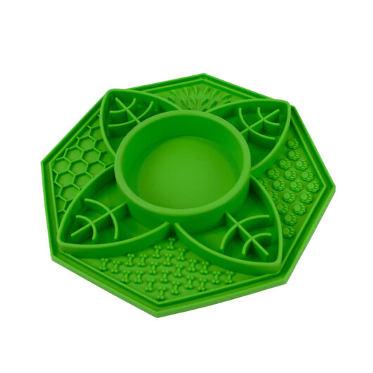 Ancol Orva Suction Cup Slow Feeder Leaf Design for Dogs