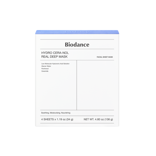 Biodance Hydro Cera-Nol Real Deep Mask 4 Sheets x 1.19oz (34g)
