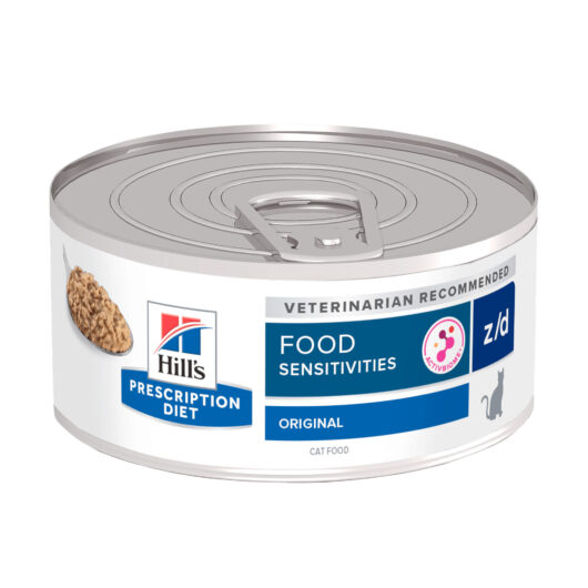 Hills Prescription Diet z/d Food Sensitivities Wet Cat Food 24x156g Can