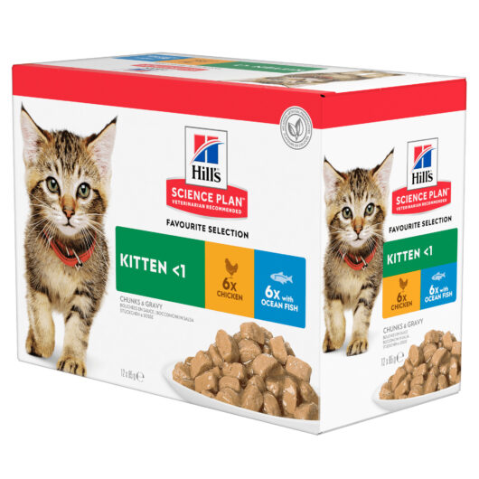 Hills Science Plan Kitten Wet Food Multipack 85g Pouch