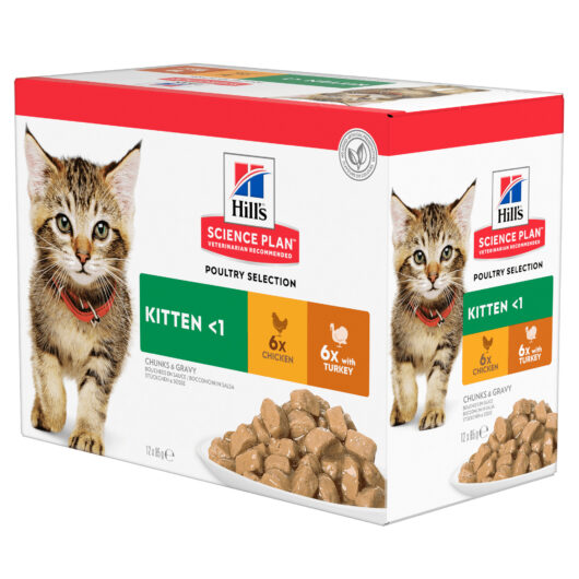 Hills Science Plan Kitten Wet Food Multipack Wet Pouch
