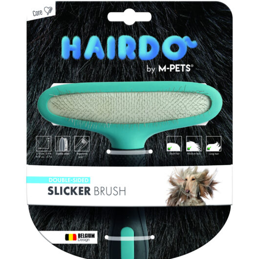 M-PETS Hairdo Double-Sided Slicker Brush for pets
