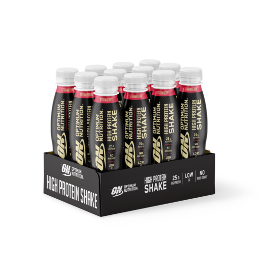Optimum Nutrition High Protein Shake Multipack - Strawberry 330mlx12