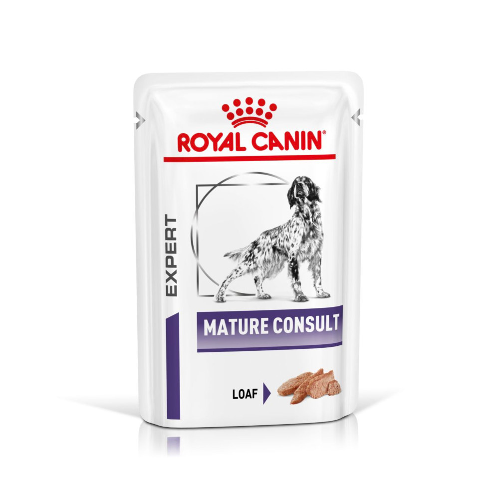 Royal Canin Mature Consult Senior Wet Dog Food In Loaf 48x85g