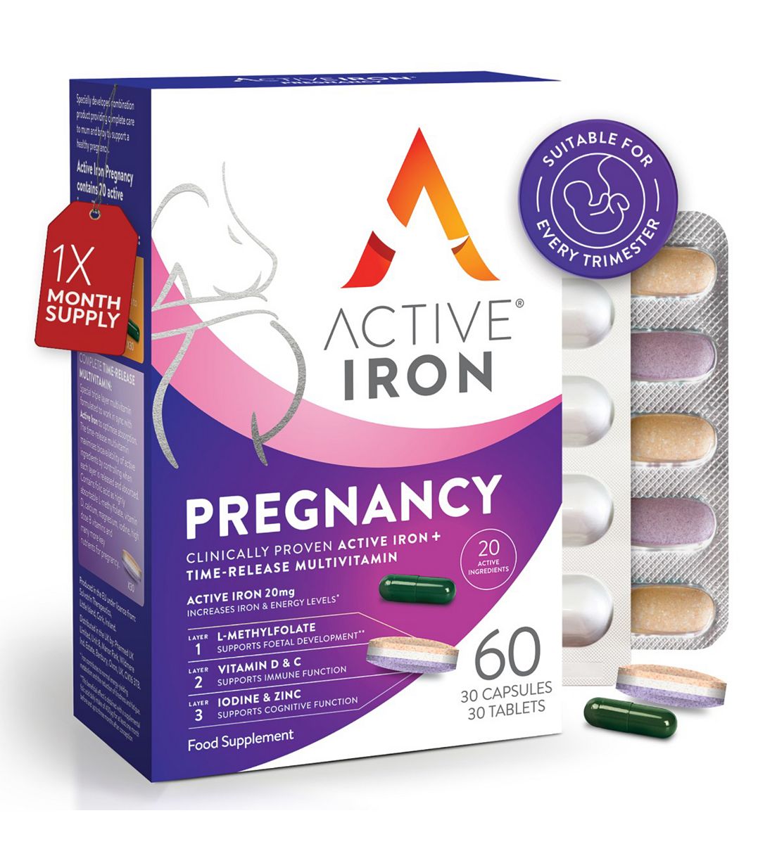 Active Iron Pregnancy Supplement 60S