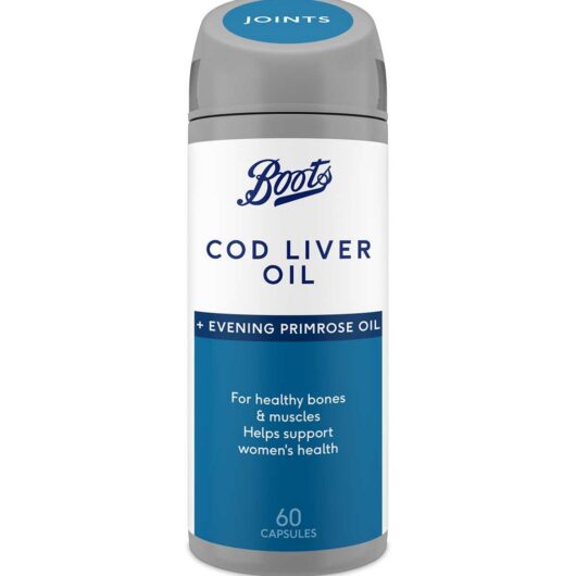 Boots Cod Liver Oil + Evening Primrose 60 Capsules (2 Month Supply)