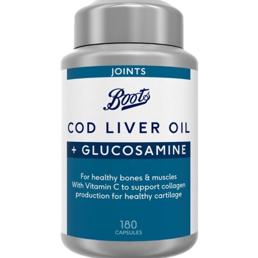 Boots Cod Liver Oil + Glucosamine - 180 Capsules (6 Month Supply)