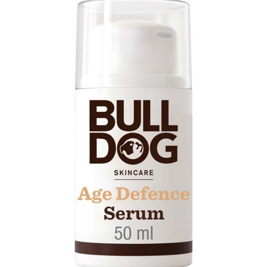 Bulldog Skincare Age Defence Face Serum For Men, Moisturiser Mature Skin, 50ml