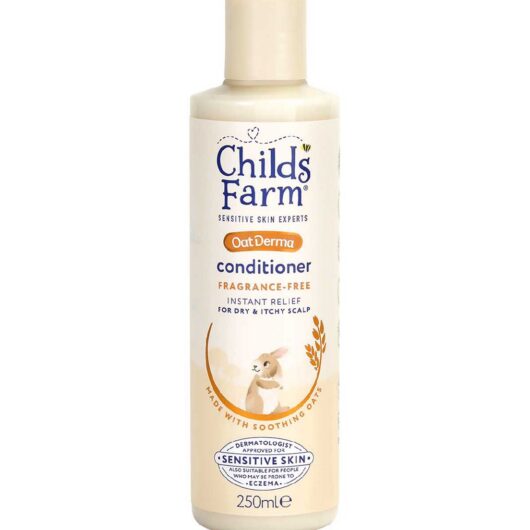 Childs Farm Oatderma Conditioner250 Ml Fragrance Free Sensitive Scalp Baby Kids Tear Formula, 250ml