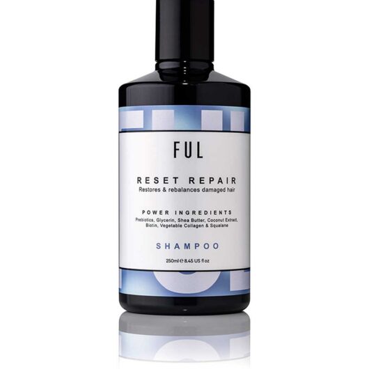 FUL Reset Repair Shampoo250 Ml - Strengthening Cleanser For Dry, Damaged Or Thinning Hair, 250ml