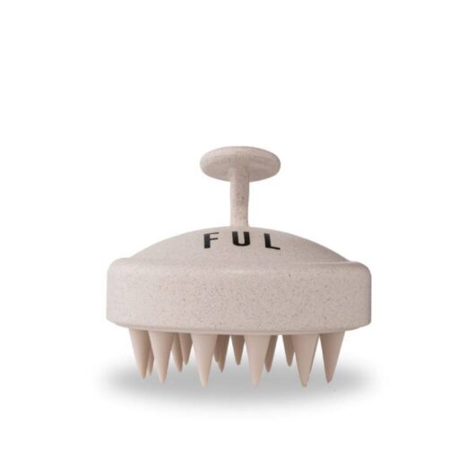 FUL Scalp Massager Brush - Silicone Exfoliator For Hair Growth, Flakes & Deep Cleansing