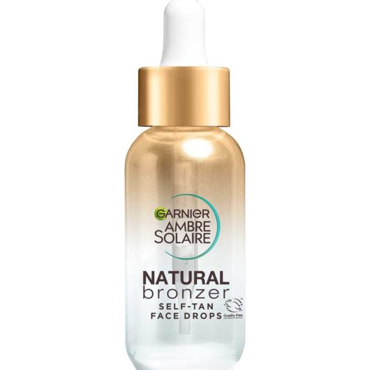 Garnier Ambre Solaire Natural Bronzer Self-Tan Facial Tanning Drops 30ml