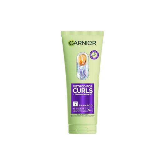 Garnier Method For Curls Shampoo, Feel Hydrated Up To 7 Days, Designed All Curl Types, Vegan Formula,200 ml, 200ml
