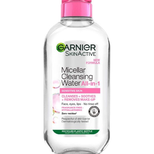 Garnier Micellar Water, Gentle Face Cleanser & Makeup Remover For Sensitive Skin,200 ml, 200ml