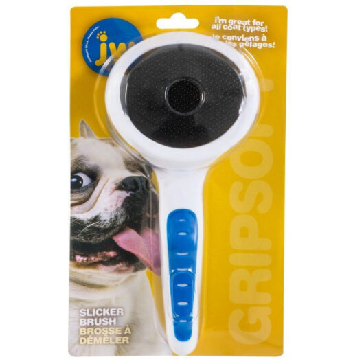 JW Gripsoft Grooming Slicker Brush for Cats and Dogs
