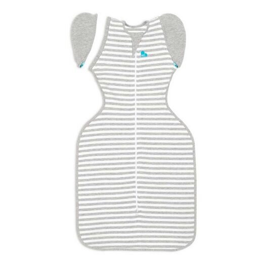 Love to Dream Swaddle Up Transition Bag Grey Stripe - 1.0 Tog (6-8.5Kg)