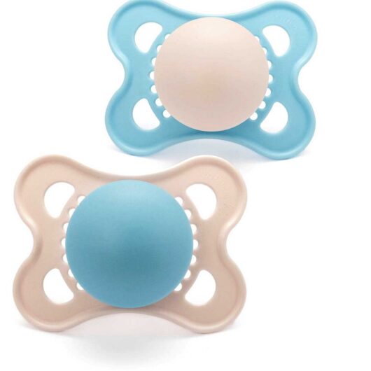 MAM Original 0-6 Months 2 Pack - Plain Blue