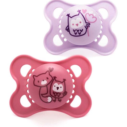 MAM Original 2-6 Months 2 Pack - Pink