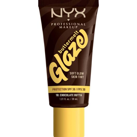 NYX Professional Makeup Buttermelt Glaze Skin Tint + Spf/fps 30, Praline Butta, 30Ml in Prune Butta