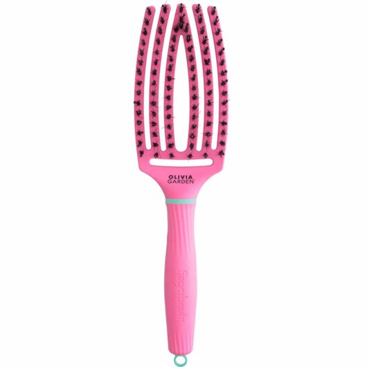 Olivia Garden Inner Child FingerBrush Care Iconic Boar & Nylon in Pink