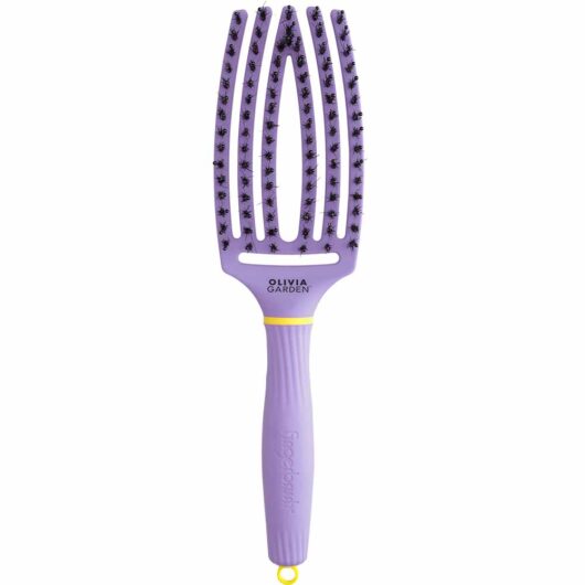 Olivia Garden Inner Child FingerBrush Care Iconic Boar & Nylon in Purple
