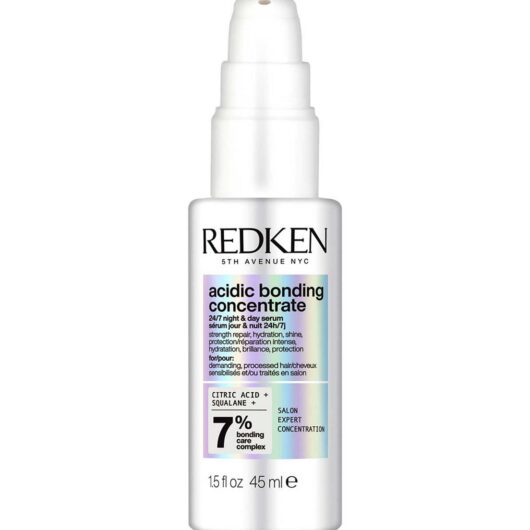 Redken Acidic Bonding Concentrate 24/7 Night And Day Hair Serum, Bond Repair For Damaged 45ml