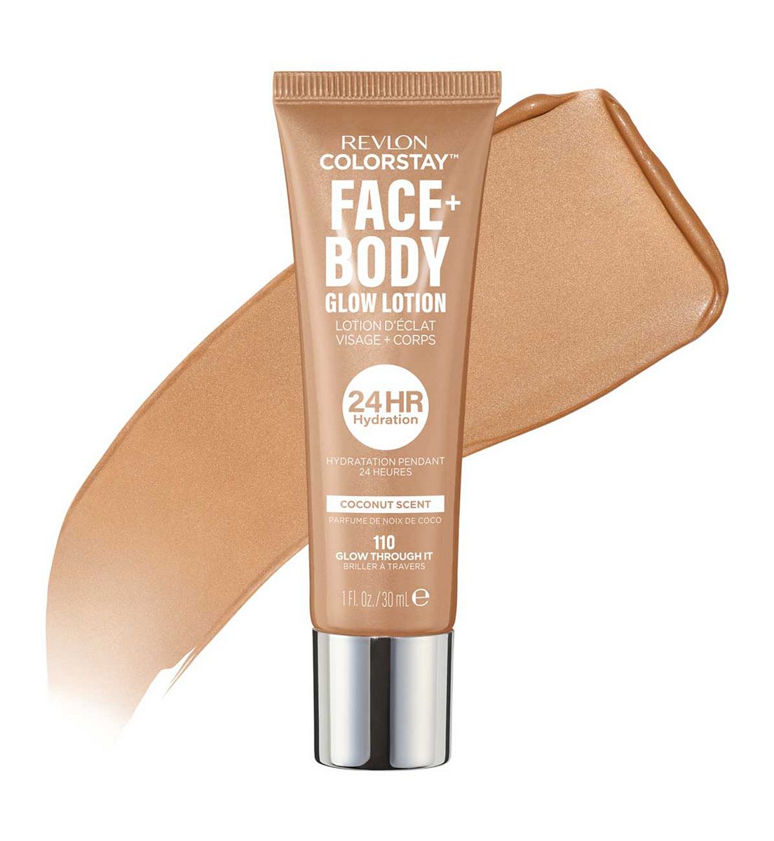 Revlon Colorstay Face And Body Glow Lotion 10Ml in 110 Through It