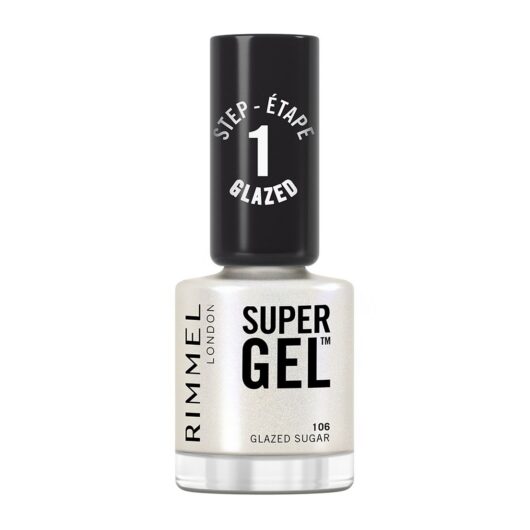 Rimmel Super Gel Nail Polish 106 Glazed Sugar 12ml