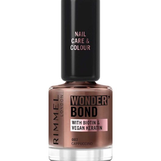 Rimmel Wonder'bond Care + Colour Nail Polish 007 Cappuccino