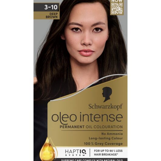 Schwarzkopf Oleo Intense Permanent Oil Colouration 3-10 Deep Brown Hair Dye