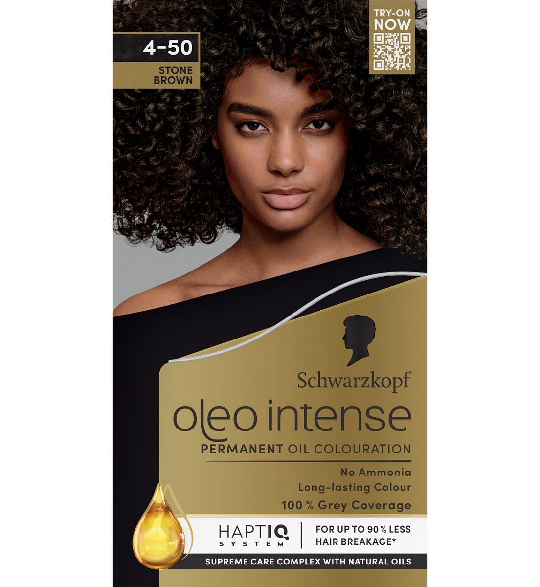 Schwarzkopf Oleo Intense Permanent Oil Colouration 4-50 Stone Brown
