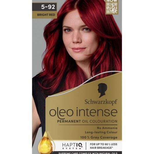 Schwarzkopf Oleo Intense Permanent Oil Colouration 5-92 Bright Red Hair Dye