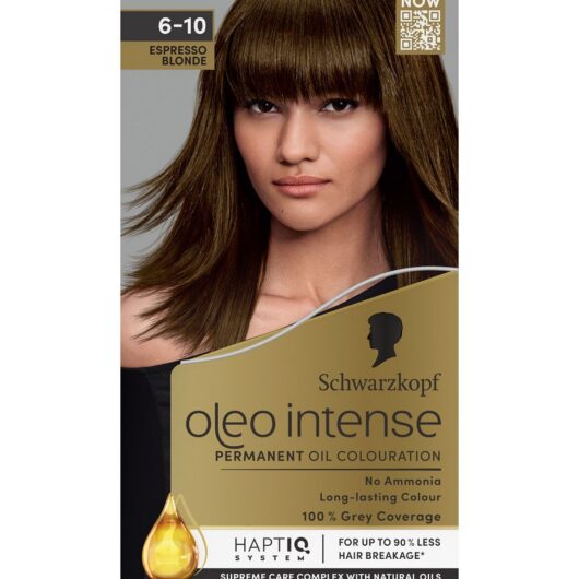 Schwarzkopf Oleo Intense Permanent Oil Colouration 6-10 Espresso Blonde Hair Dye