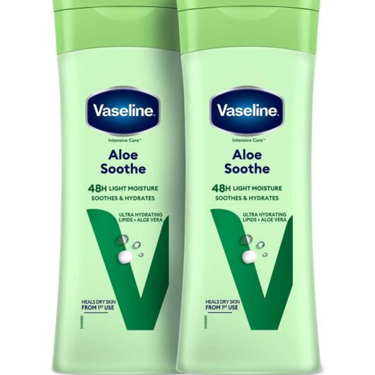 Vaseline Aloe Body Lotion 400Ml X2
