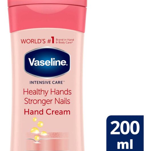 Vaseline Intensive Care Hand Cream Healthy Hands Stronger Nails200 ml, 200ml