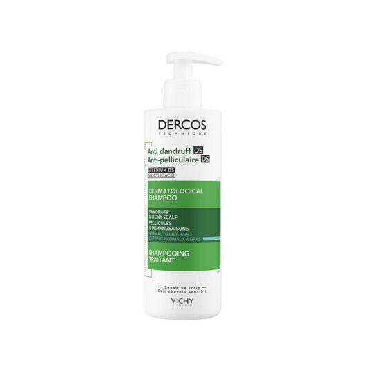 Vichy Dercos Anti-Dandruff Shampoo For Oily Hair 390ml