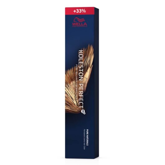 Wella Professionals Koleston Perfect Permanent Hair Colour Pure Naturals in 4/0 Medium Brown, 80ml