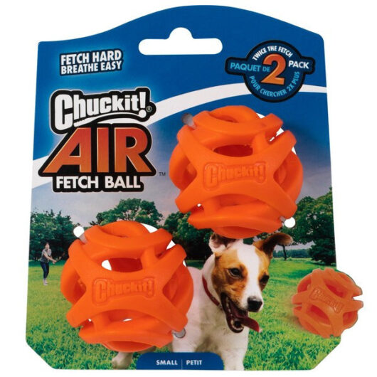 Chuckit! Air Fetch Ball Small 2pk 4.8cm Dog Toy