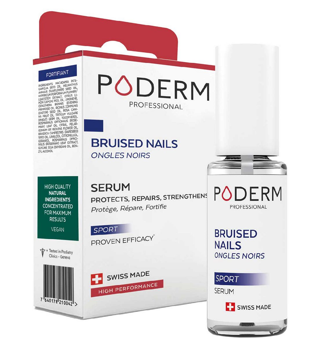 Poderm Bruised Nails Repairing Serum (8Ml) Protects And Repairs From Impact Other External Aggressors